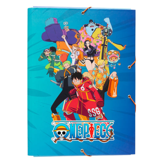 CARTELLA 3 LEMBI DI CARTONE PREMIUM ONE PIECE