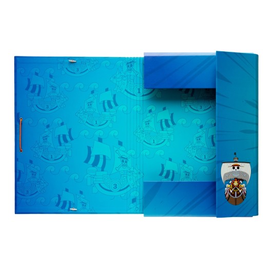 CARTELLA 3 LEMBI DI CARTONE PREMIUM ONE PIECE