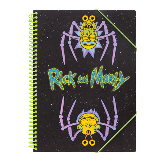 CARTELLA DI COPERTINA A4 RICK & MORTY MUTANT