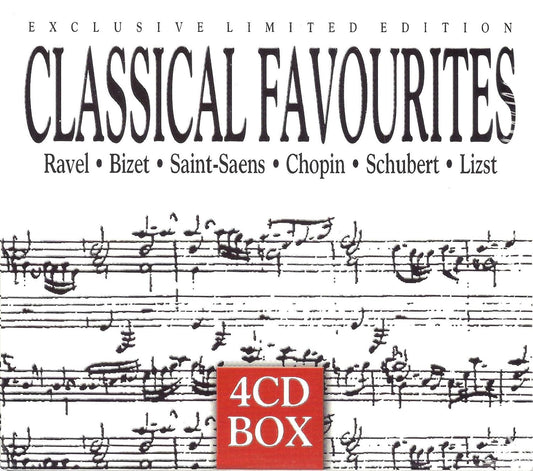 Cd CLASSICAL FAVOURITES exclusive limited edition 4 cd box