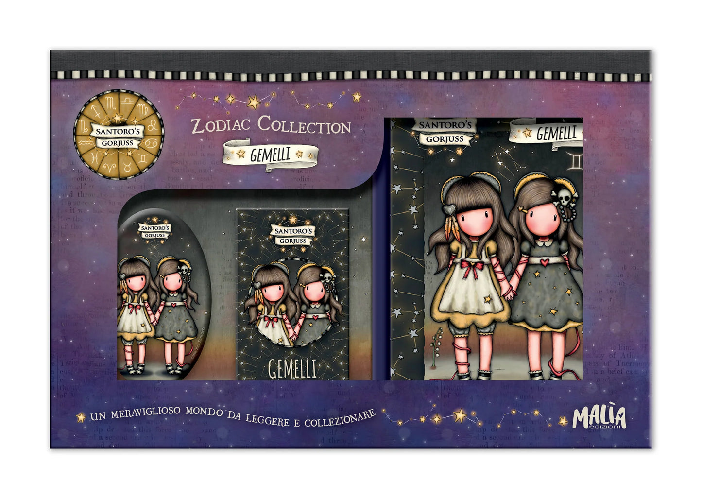 Gift box SANTORO Zodiac Collection - tutti i segni disponibili