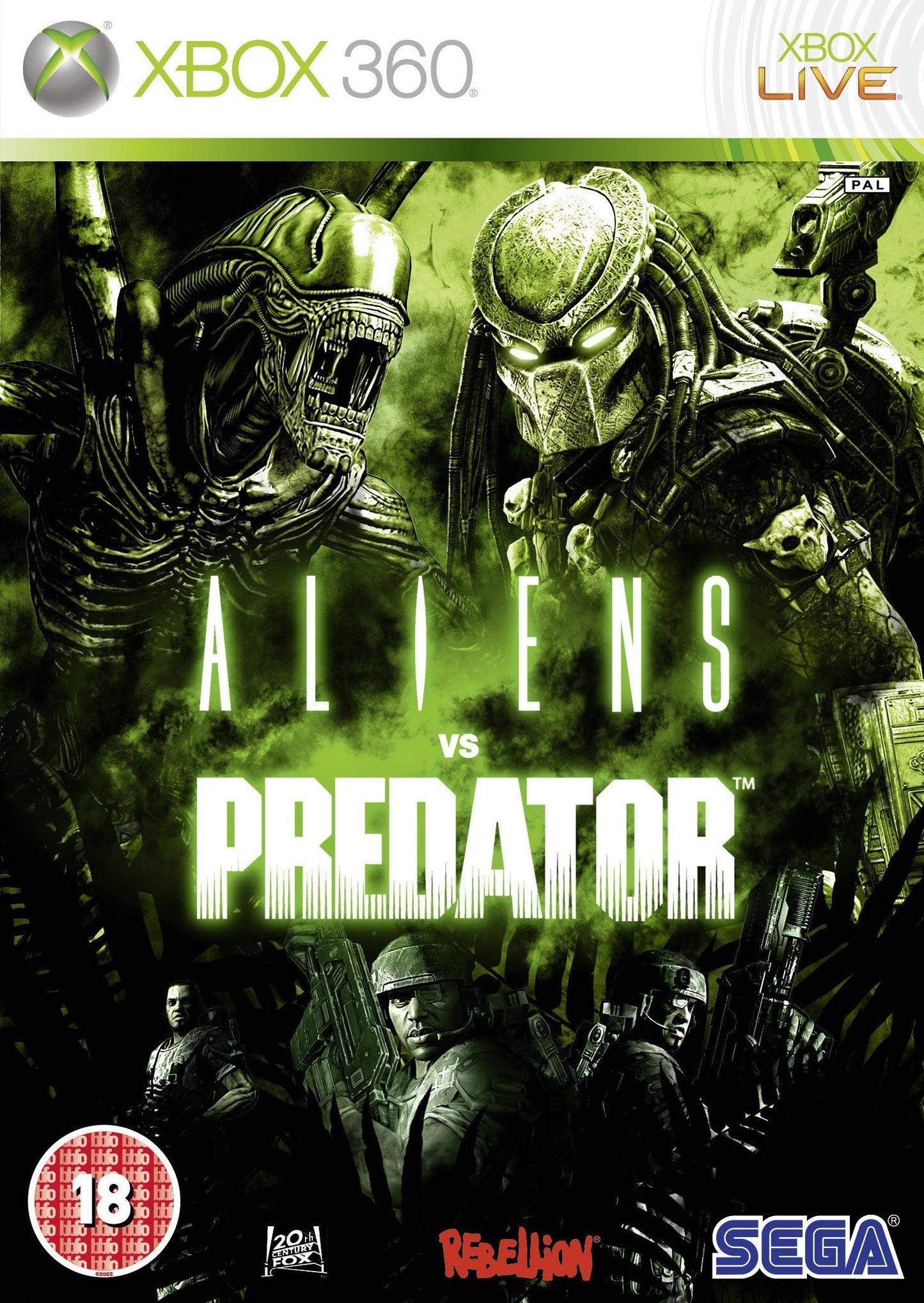 Aliens vs Predator - XboX 360