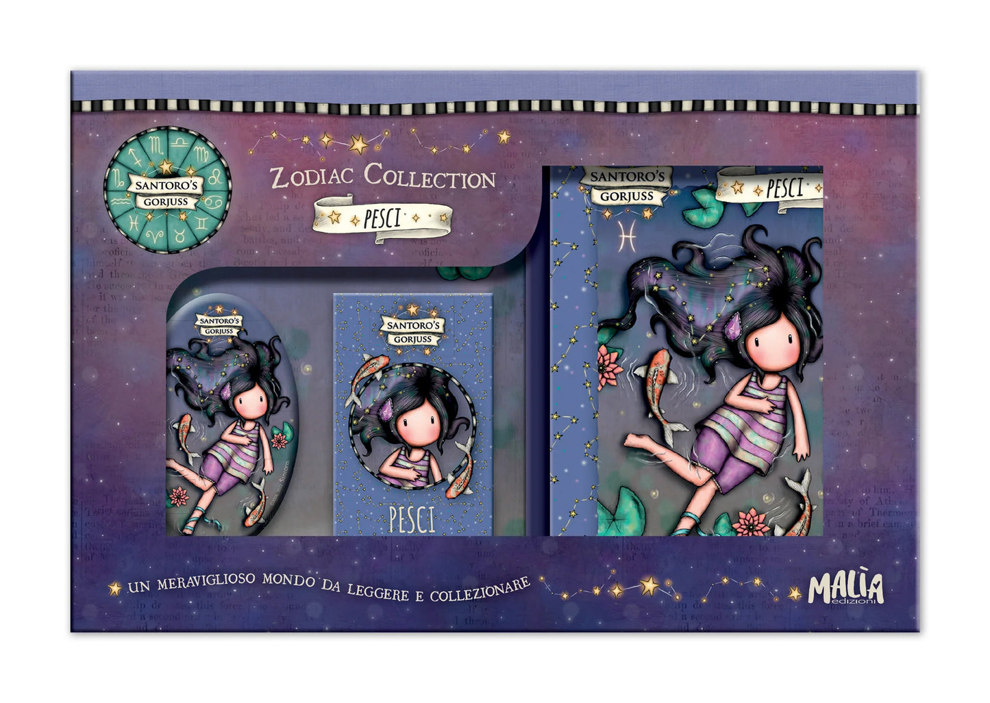 Gift box SANTORO Zodiac Collection - tutti i segni disponibili