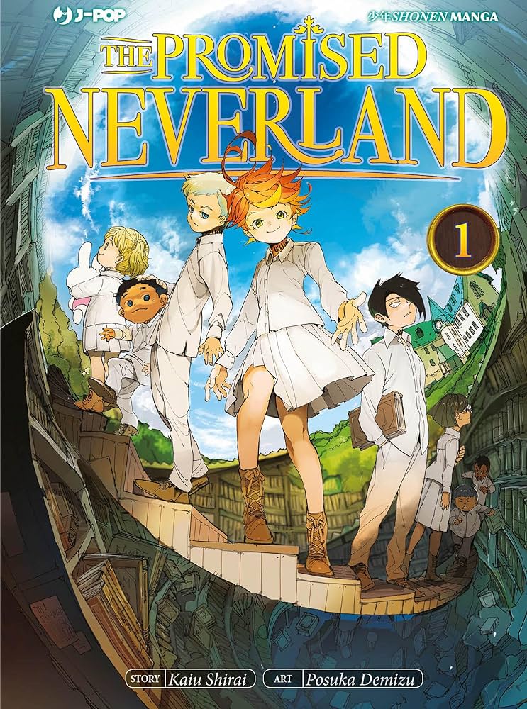 Manga THE PROMISED NEVERLAND vol. 1 e 10