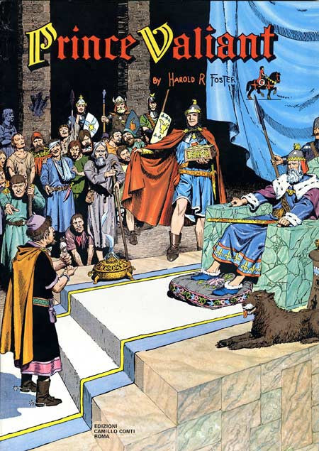 PRINCE VALIANT edizioni Camillo Conti anni 70 - vol. da 1 a