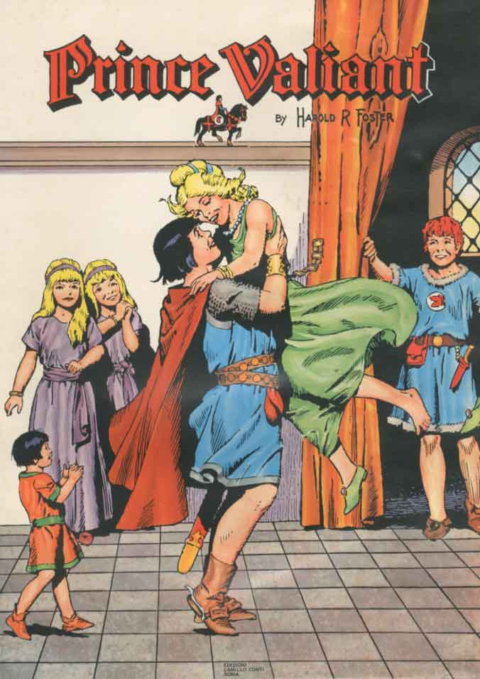 PRINCE VALIANT edizioni Camillo Conti anni 70 - vol. da 1 a