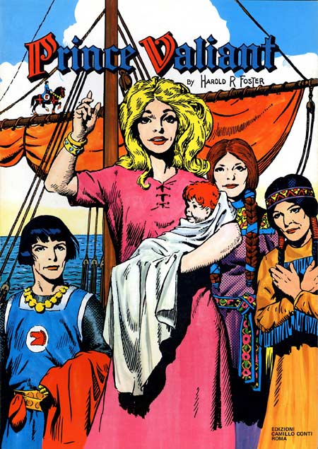 PRINCE VALIANT edizioni Camillo Conti anni 70 - vol. da 1 a