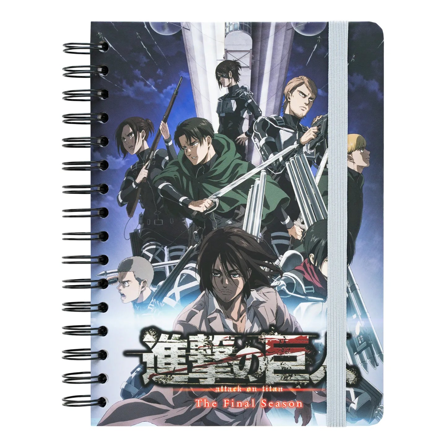 QUADERNO COPERTINA RIGIDA A5 ATTACK ON TITAN