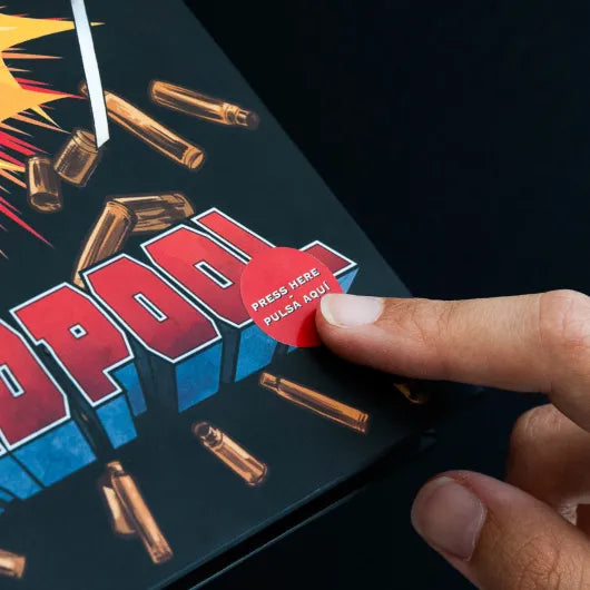 QUADERNO PREMIUM A5 CON LUCE MARVEL DEADPOOL