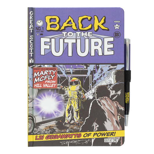 QUADERNO PREMIUM A5 CON PENNA BACK TO THE FUTURE