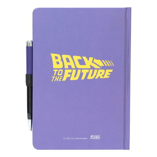 QUADERNO PREMIUM A5 CON PENNA BACK TO THE FUTURE