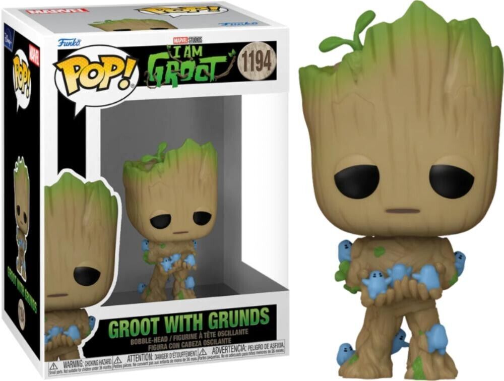 Funko Pop! Marvel I am Groot 1194 - Groot With Grunds