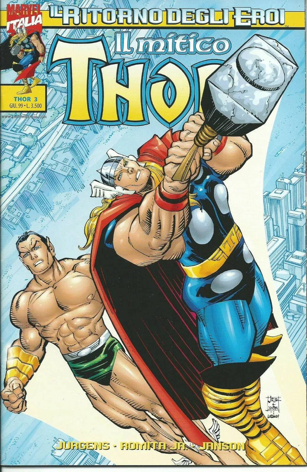 Marvel Italia Il mitico Thor, Il ritorno degli eroi 1990 (Vol. 3-17, 50)