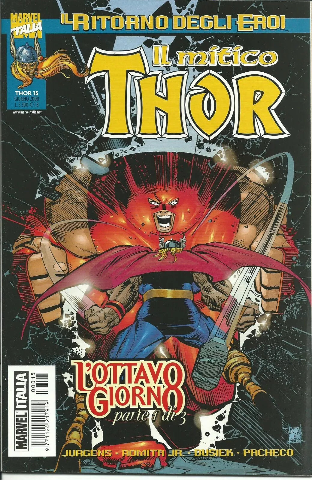 Marvel Italia Il mitico Thor, Il ritorno degli eroi 1990 (Vol. 3-17, 50)