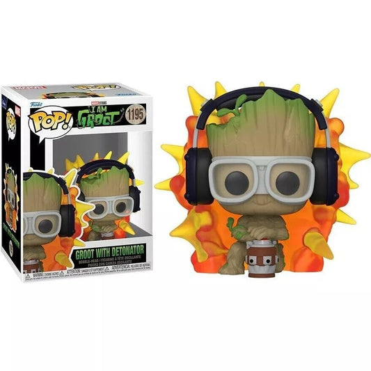 Funko Pop! Marvel I am Groot 1195 - Groot with detonator