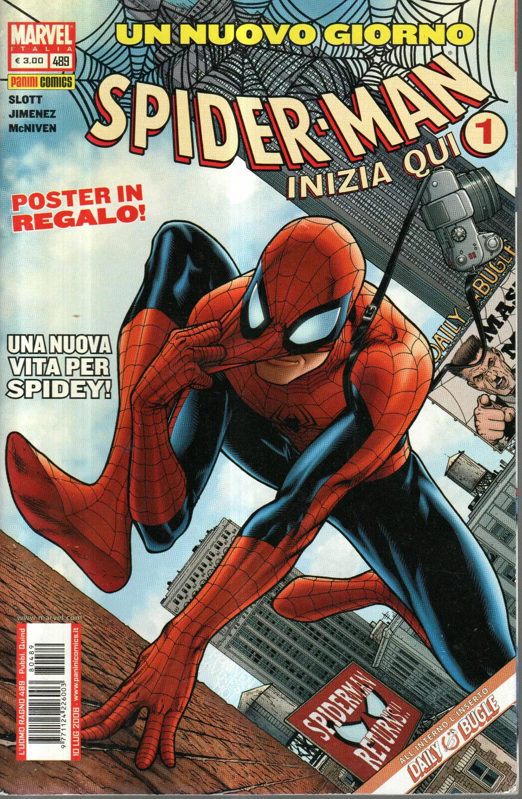 Fumetto L'Uomo Ragno Spider-man dal nr 380 al 615