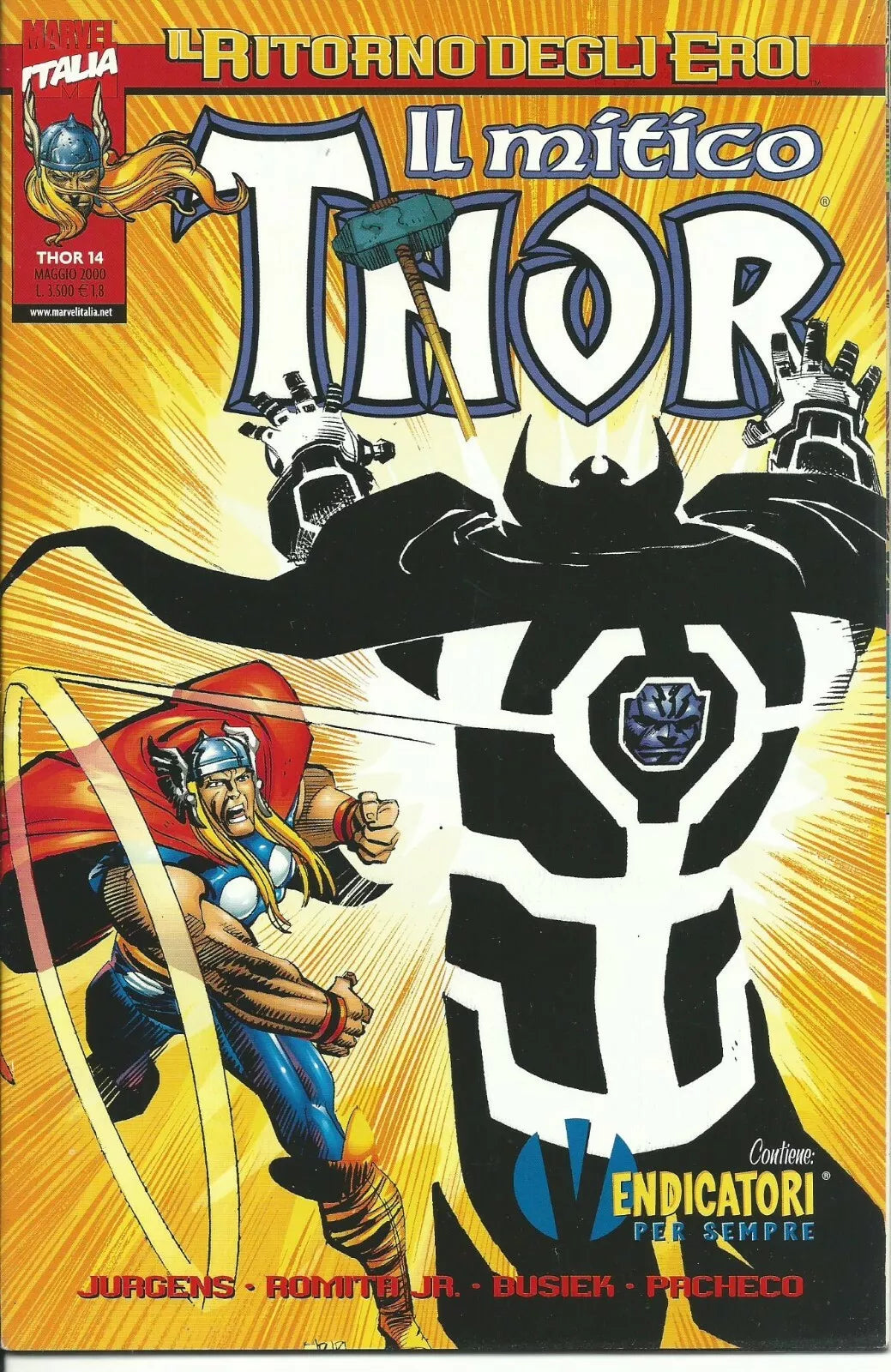 Marvel Italia Il mitico Thor, Il ritorno degli eroi 1990 (Vol. 3-17, 50)