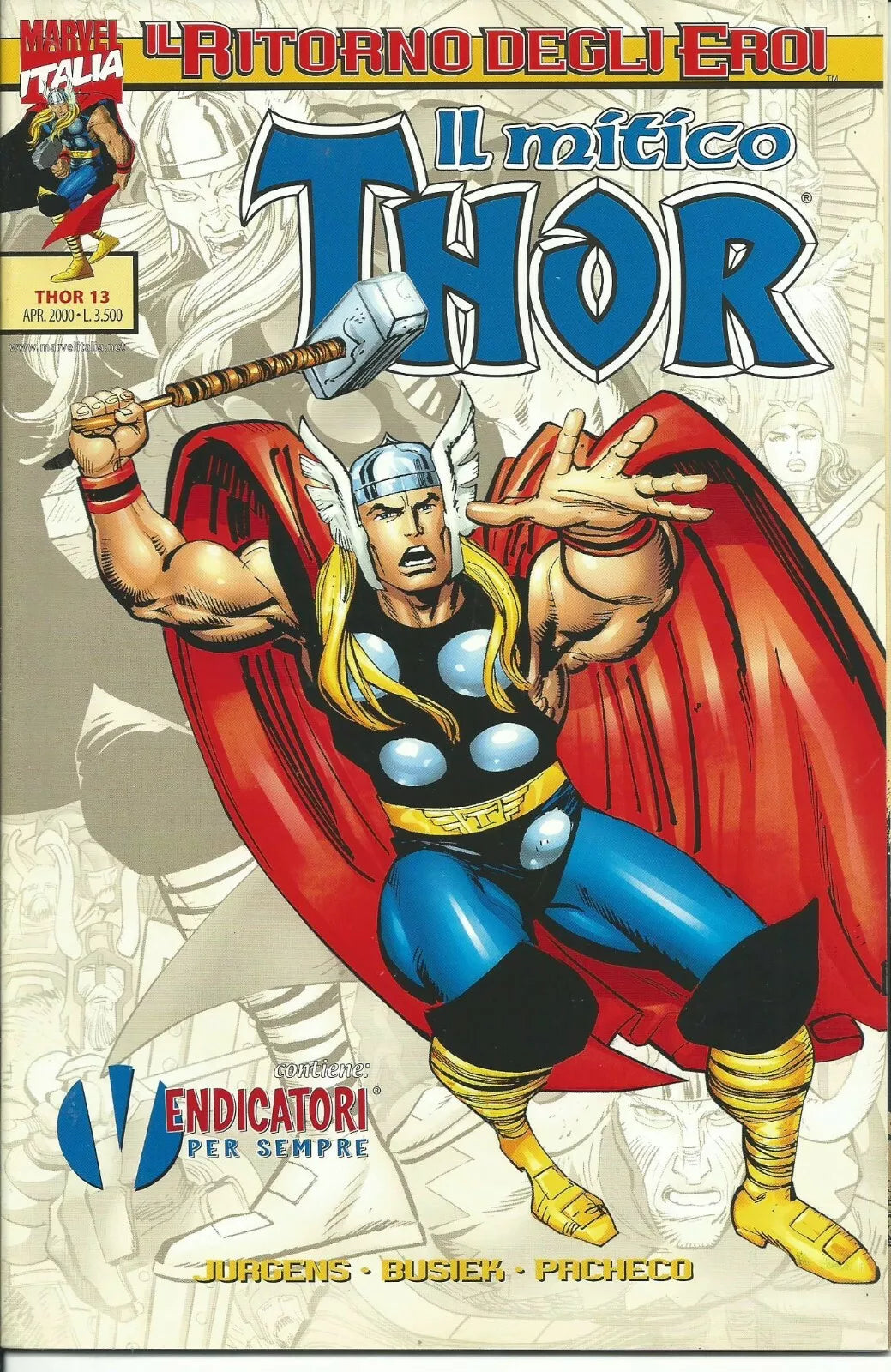 Marvel Italia Il mitico Thor, Il ritorno degli eroi 1990 (Vol. 3-17, 50)