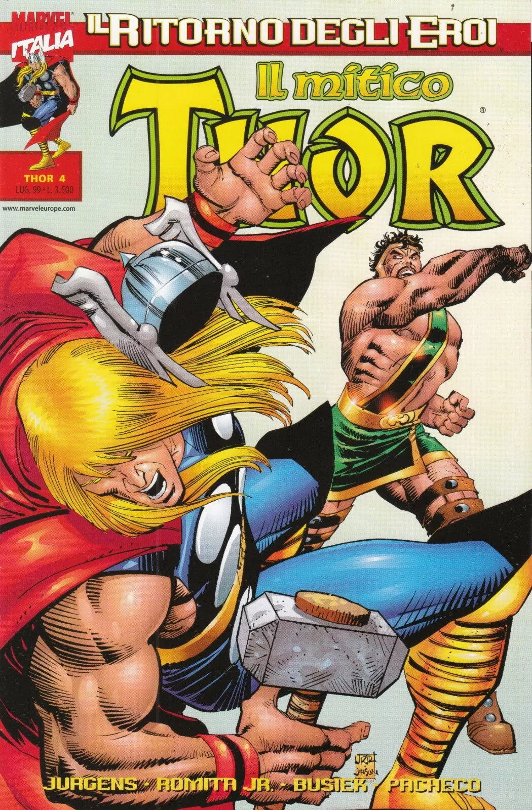 Marvel Italia Il mitico Thor, Il ritorno degli eroi 1990 (Vol. 3-17, 50)