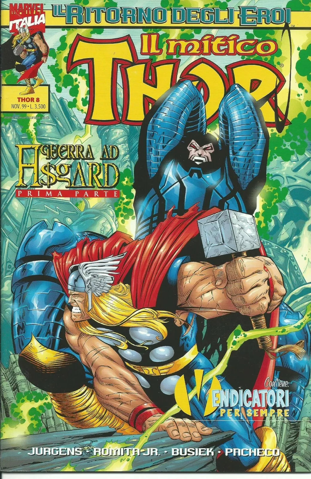 Marvel Italia Il mitico Thor, Il ritorno degli eroi 1990 (Vol. 3-17, 50)