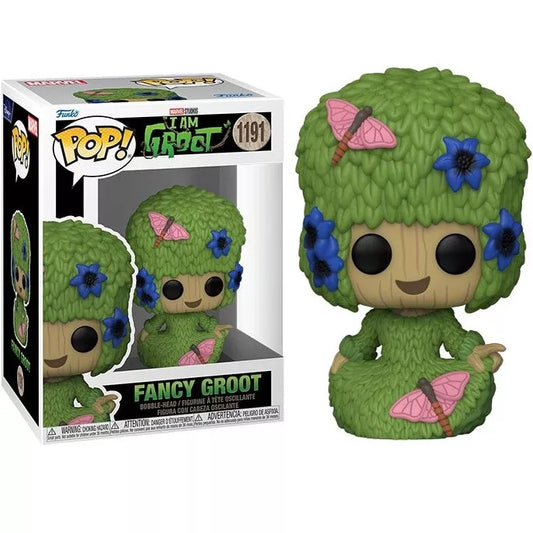 Funko Pop! Marvel I am Groot 1191 - Fancy Groot Floocked