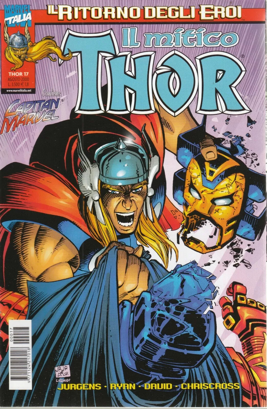 Marvel Italia Il mitico Thor, Il ritorno degli eroi 1990 (Vol. 3-17, 50)