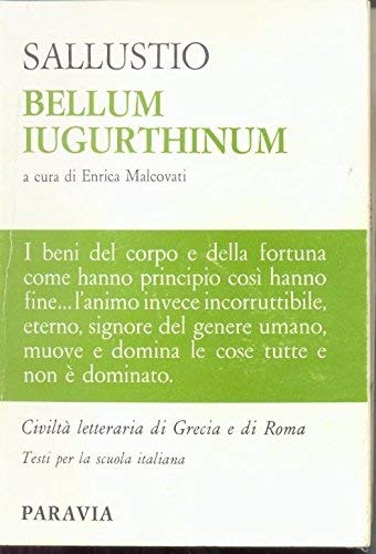 Bellum Iugurthinum - Sallustio