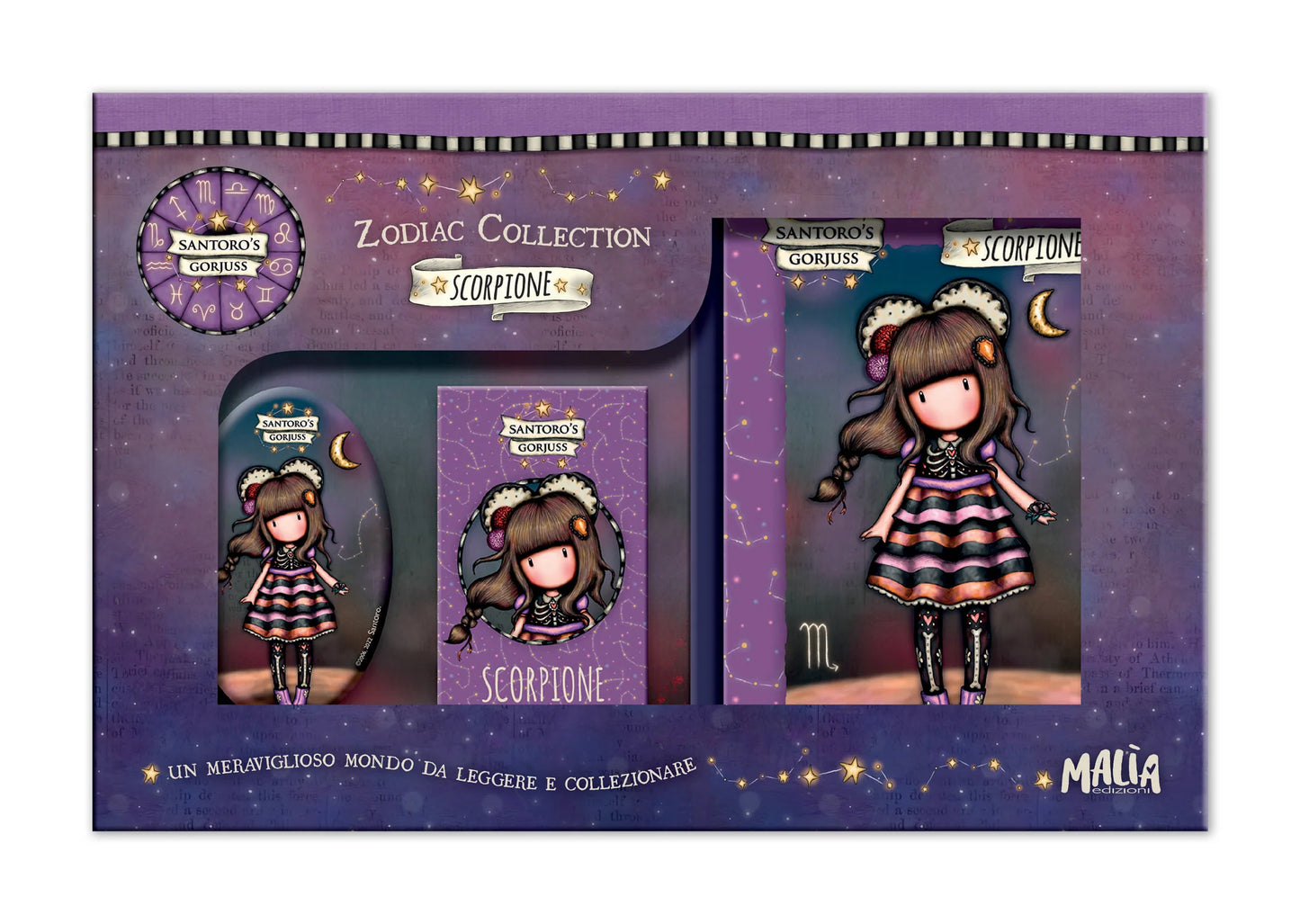 Gift box SANTORO Zodiac Collection - tutti i segni disponibili