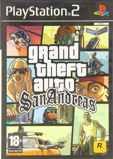Grand theft auto GTA: San Andreas - PlayStation 2 (solo disco)
