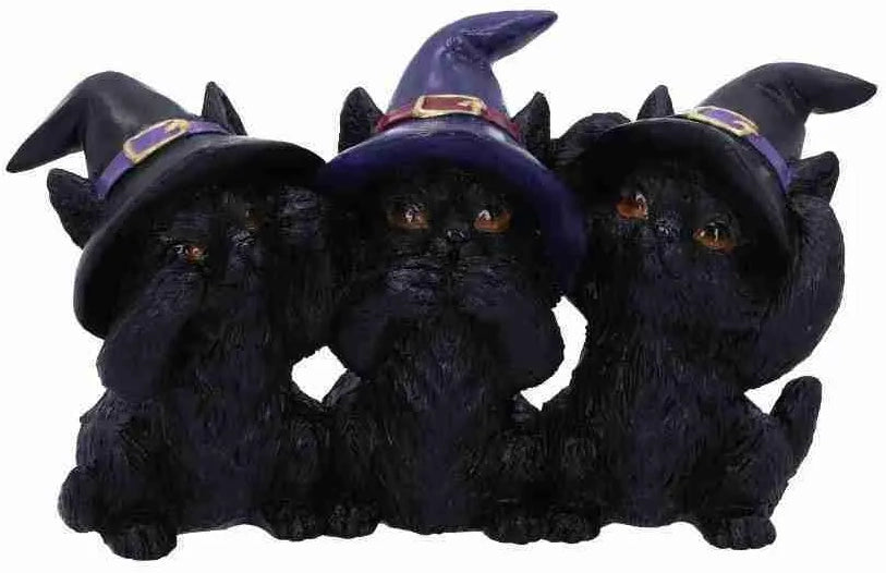 Statuetta gatti (NON VEDO NON SENTO NON PARLO)