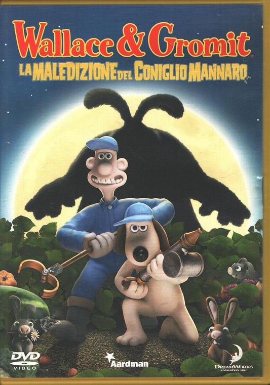 Dvd Wallace & Gromit La maledizione del Coniglio Mannaro